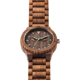 WeWood Leo Leather US Nut Wood Watch | Walnut WLLNUS