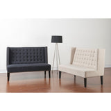 TOV Furniture Halifax Linen Banquette Bench | Beige TOV-63114-Beige