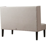 TOV Furniture Halifax Linen Banquette Bench | Beige TOV-63114-Beige