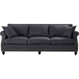 TOV Furniture Camden Linen Sofa | Grey- TOV-63802-3-Grey