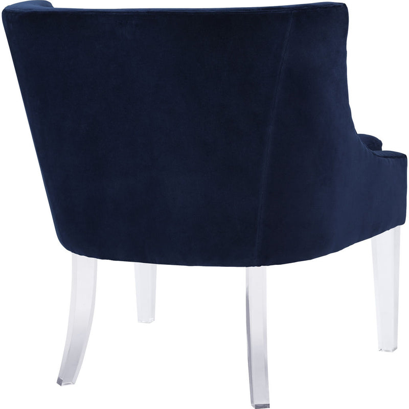 TOV Furniture Myra Velvet Chair | Blue- TOV-A105