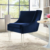 TOV Furniture Myra Velvet Chair | Blue- TOV-A105