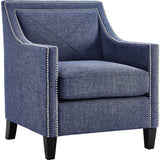 TOV Furniture Asheville Linen Chair | Blue- TOV-A121