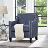 TOV Furniture Asheville Linen Chair | Blue- TOV-A121