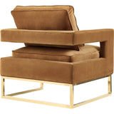 TOV Furniture Avery Velvet Chair | Cognac TOV-A128