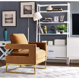 TOV Furniture Avery Velvet Chair | Cognac TOV-A128