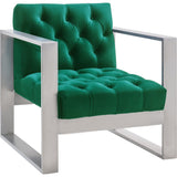 TOV Furniture Oliver Velvet Chair | Green TOV-A171