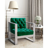 TOV Furniture Oliver Velvet Chair | Green TOV-A171
