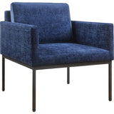 TOV Furniture Canton Velvet Chair | Navy