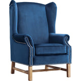 TOV Furniture Nora Velvet Chair | Navy- TOV-A2042