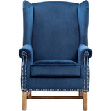 TOV Furniture Nora Velvet Chair | Navy- TOV-A2042