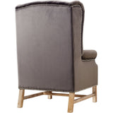 TOV Furniture Nora Velvet Chair | Grey- TOV-A2043