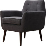 TOV Furniture Clyde Linen Chair | Grey TOV-A38-G