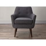 TOV Furniture Clyde Linen Chair | Grey TOV-A38-G