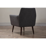 TOV Furniture Clyde Linen Chair | Grey TOV-A38-G