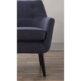 TOV Furniture Clyde Linen Chair | Navy TOV-A38-P