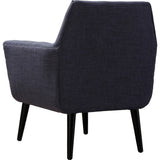 TOV Furniture Clyde Linen Chair | Navy TOV-A38-P