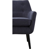 TOV Furniture Clyde Linen Chair | Navy TOV-A38-P