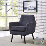 TOV Furniture Clyde Linen Chair | Navy TOV-A38-P