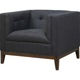 TOV Furniture Gavin Linen Chair | Grey- TOV-A57