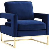 TOV Furniture Avery Velvet Chair | Navy TOV-A91