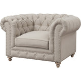 TOV Furniture Oxford Linen Chair | Beige TOV-C38