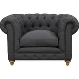 TOV Furniture Oxford Linen Chair | Grey TOV-C43