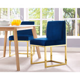 TOV Furniture Haute Velvet Chair | Navy- TOV-D44