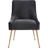 TOV Furniture Beatrix Velvet Side Chair | Grey TOV-D47