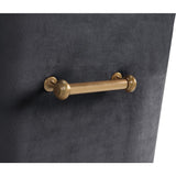 TOV Furniture Beatrix Velvet Side Chair | Grey TOV-D47