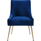 TOV Furniture Beatrix Velvet Side Chair | Navy TOV-D48