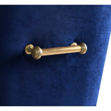 TOV Furniture Beatrix Velvet Side Chair | Navy TOV-D48