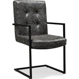 TOV Furniture Stanley Arm Chair | Grey, Black- TOV-G5468