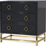 TOV Furniture Majesty Chest | Black, Gold- TOV-G5479