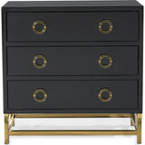 TOV Furniture Majesty Chest | Black, Gold- TOV-G5479