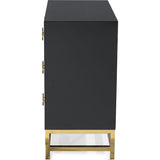 TOV Furniture Majesty Chest | Black, Gold- TOV-G5479