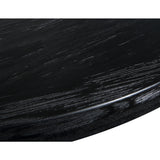 TOV Furniture Madrid Pine Table | Matte black with brush brass- TOV-G5480