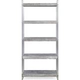 TOV Furniture Berlin Lucite Bookcase | Washed Grey- TOV-G5490