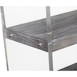 TOV Furniture Berlin Lucite Bookcase | Washed Grey- TOV-G5490