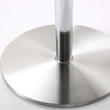 TOV Furniture Fano Stainless Steel Barstool | White- TOV-K3614