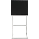 TOV Furniture Helsinki Black Stainless Steel Barstool (Set of 2) | Black- TOV-K3642