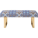 TOV Furniture Mohegan Bench | Multi, Gold- TOV-O101