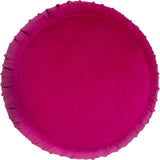 TOV Furniture Tulip Velvet Ottoman | Pink, Gold- TOV-O113