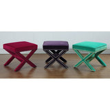 TOV Furniture Reese Velvet Ottoman | Green TOV-O17-Green