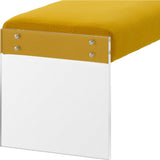 TOV Furniture Pebbled Velvet Bench | Sunshine TOV-O70