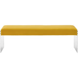 TOV Furniture Pebbled Velvet Bench | Sunshine TOV-O70