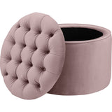 TOV Furniture Queen Velvet Storage Ottoman | Blush- TOV-OC146