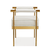 TOV Furniture Diva Eco-Leather Bench | White TOV-OC3714