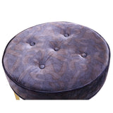 TOV Furniture Layla Ottoman | Peacock TOV-OC3718