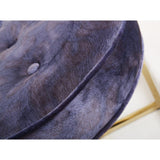 TOV Furniture Layla Ottoman | Peacock TOV-OC3718